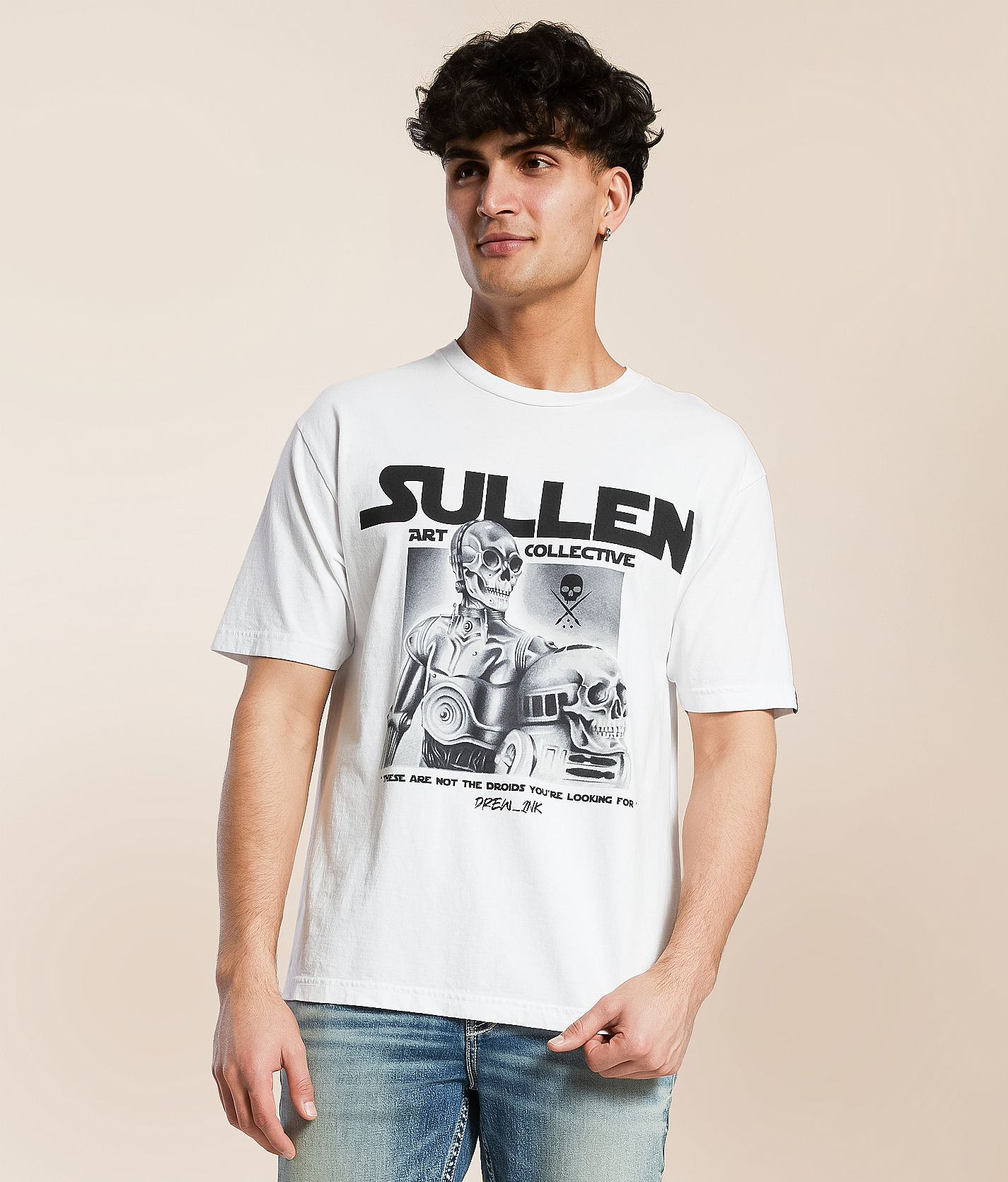 Sullen Droids T-Shirt - Men's T-Shirts in White | Buckle