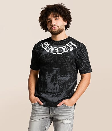 Sullen Blasted Badge T-Shirt front view