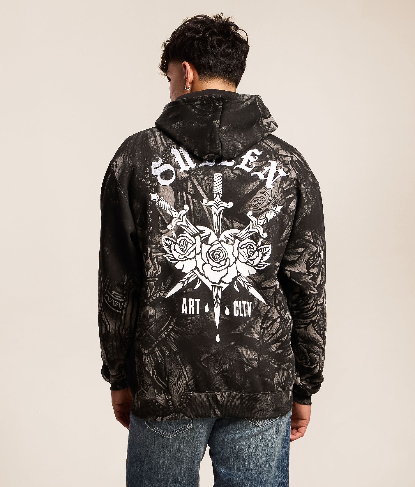 トップス ans dotsloevner hoodie Sullen Devotion Hooded Sweatshirt - Men's Sweatshirts in Steeple