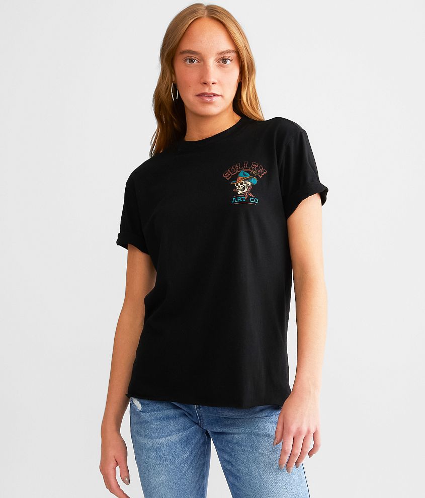 Sullen Get Bucked T-Shirt - Women's T-Shirts in Vintage Black | Buckle