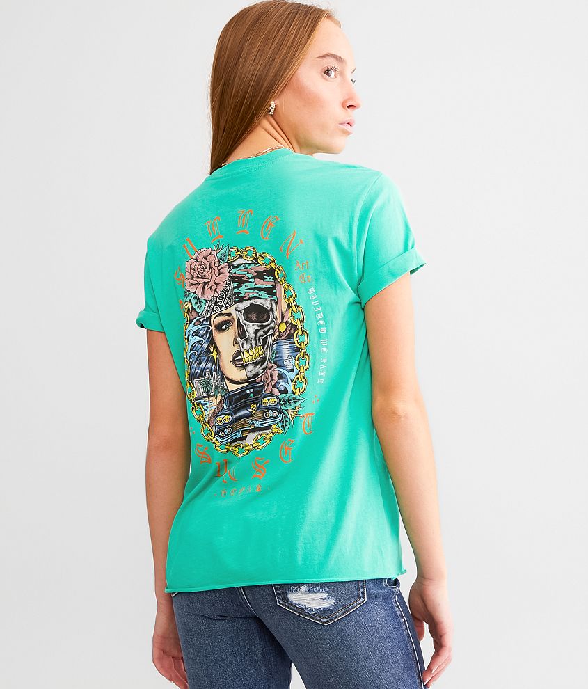 Sullen Angels Goons T-Shirt - Women's T-Shirts in Biscay Green