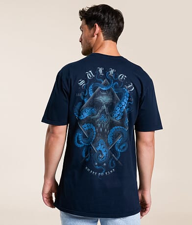 Sullen Deep Blue T-Shirt front view