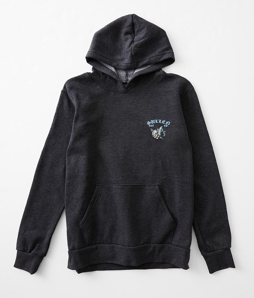 Boys - Sullen Kracken Badge Hooded Sweatshirt front view