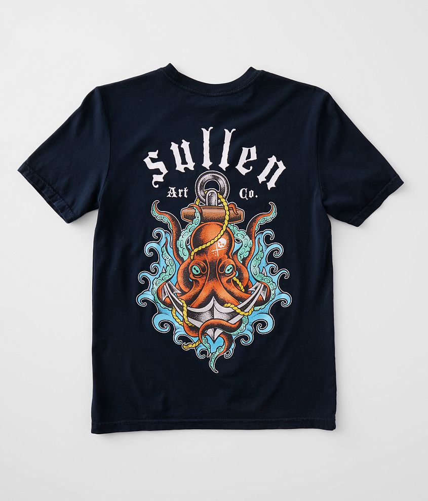 Boys - Sullen Octo Anchor T-Shirt front view