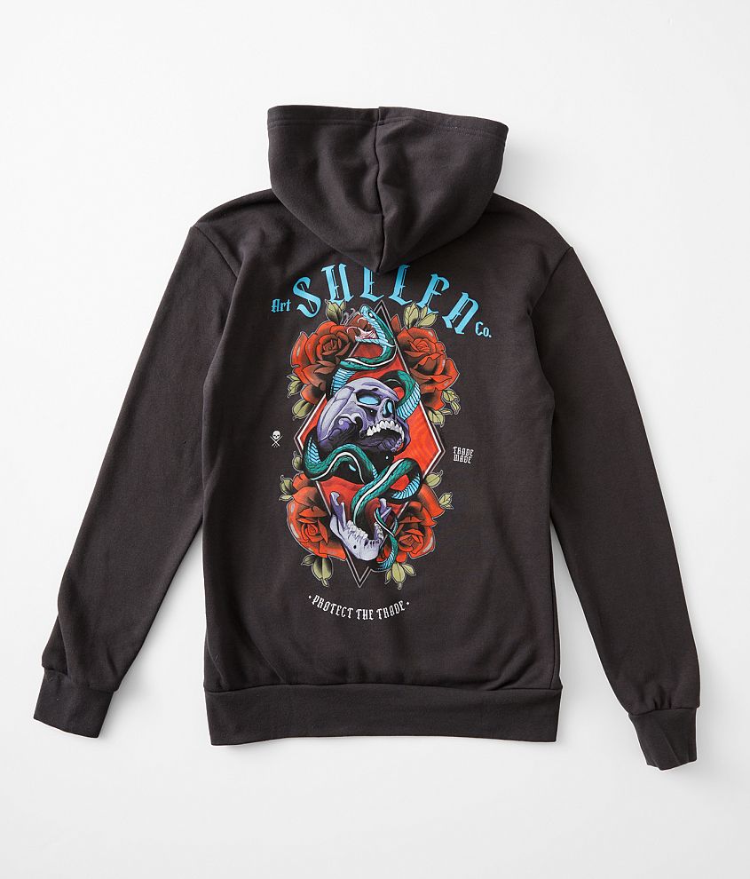 Boys - Sullen Jem Scales Hooded Sweatshirt front view