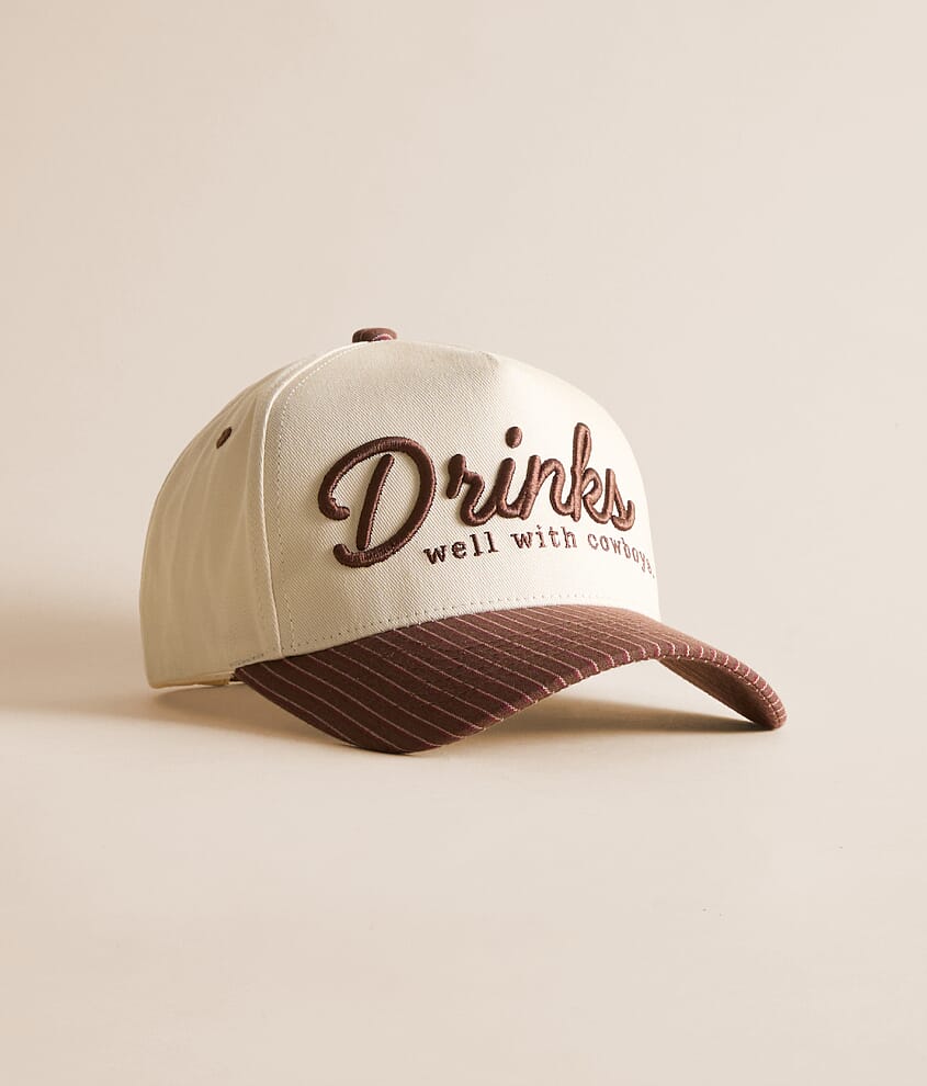 Drinks Well With Cowboys Baseball Hat