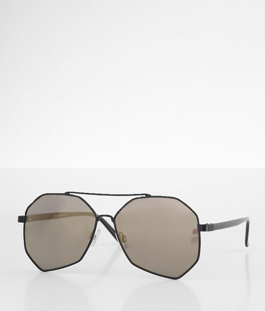 BKE Geo Aviator Sunglasses front view