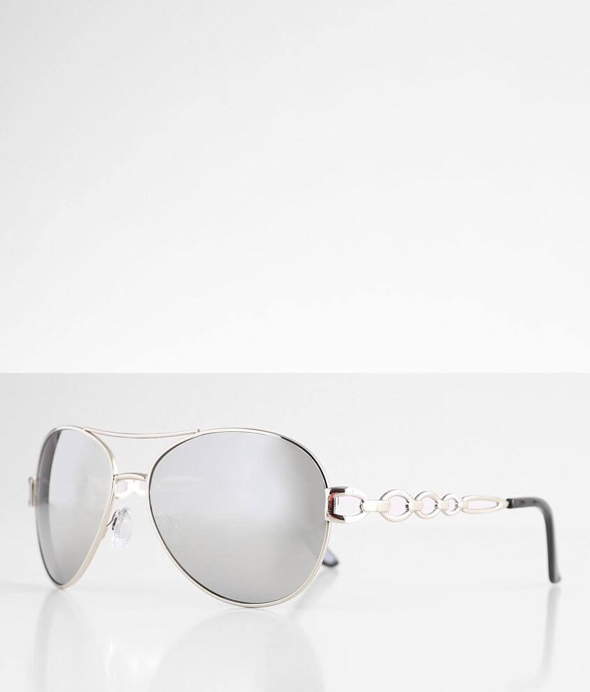 BKE Mirror Aviator Sunglasses front view