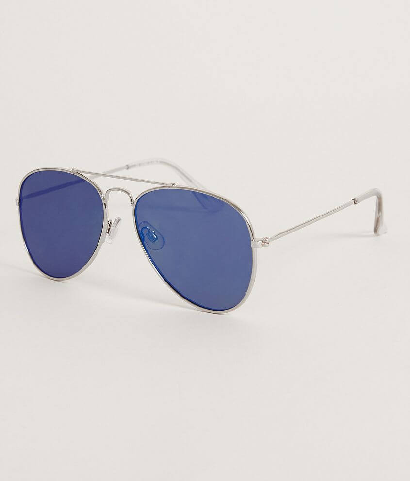 BKE Flat Aviator Sunglasses front view