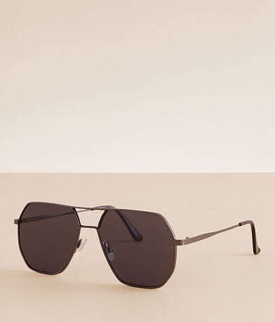 BKE Geo Aviator Sunglasses front view