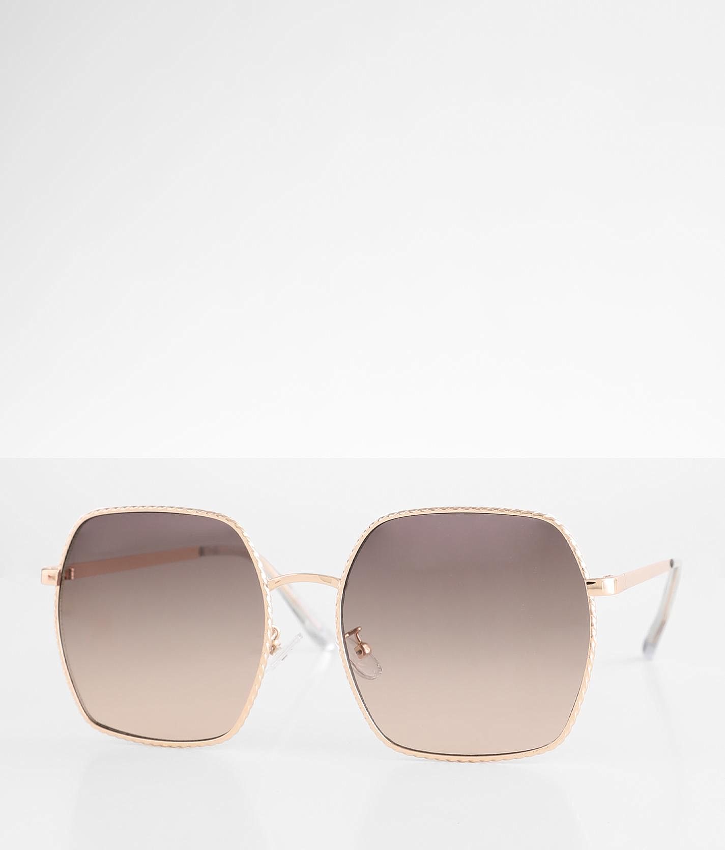 BKE Textured Square Sunglasses - Women's Sunglasses & Glasses in