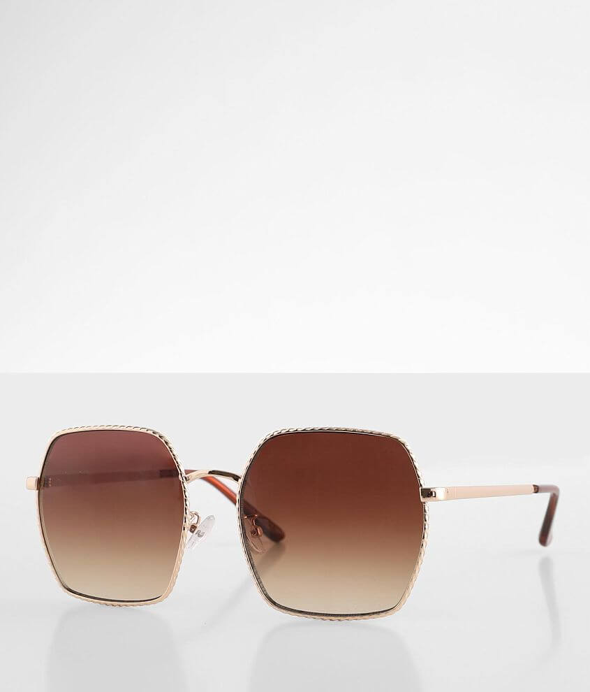 BKE Oversized Square Sunglasses front view