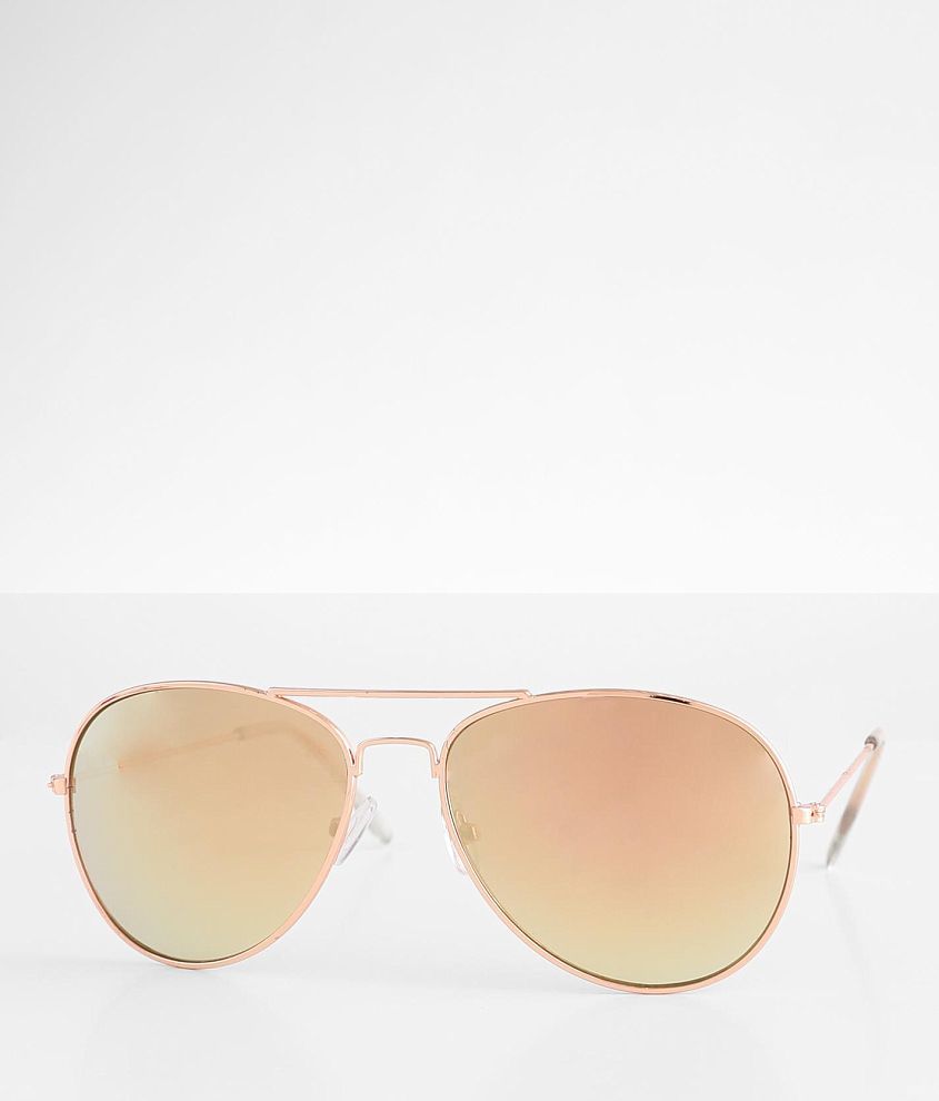 BKE Mirror Aviator Sunglasses front view