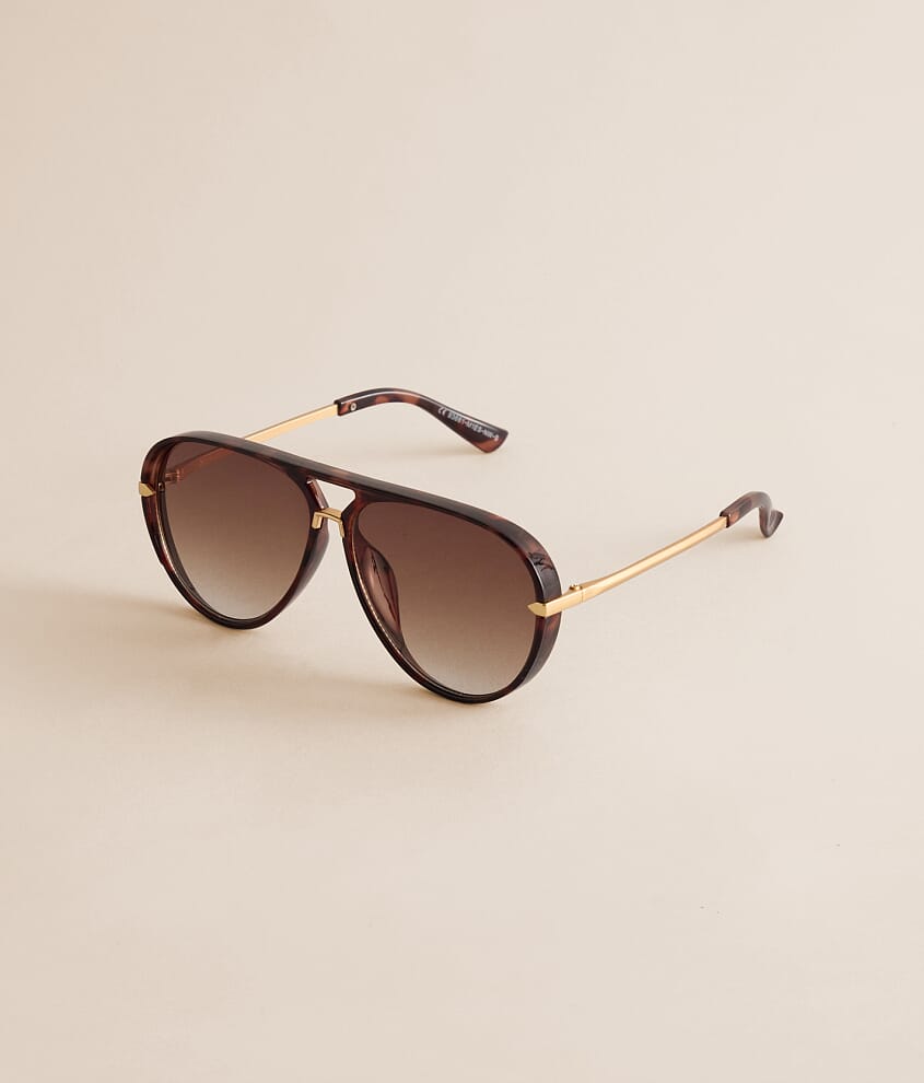 Tort Aviator Sunglasses