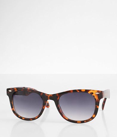 BKE Tort Foldable Sunglasses front view