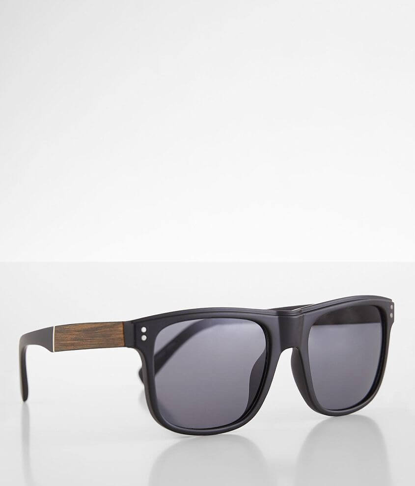 BKE Two Tone Woodgrain Sunglasses front view