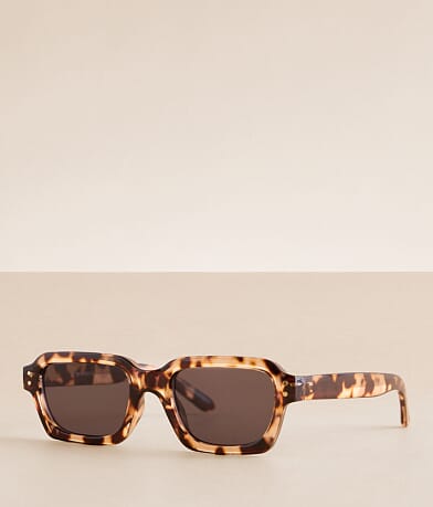 BKE Tort Rectangle Sunglasses front view