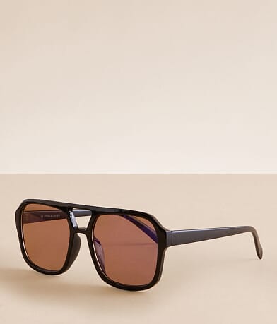 BKE Aviator Sunglasses front view