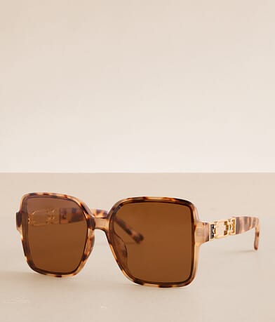 BKE Oversized Square Sunglasses front view