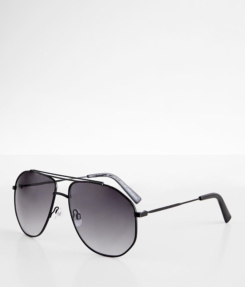 BKE Double Bar Aviator Sunglasses front view