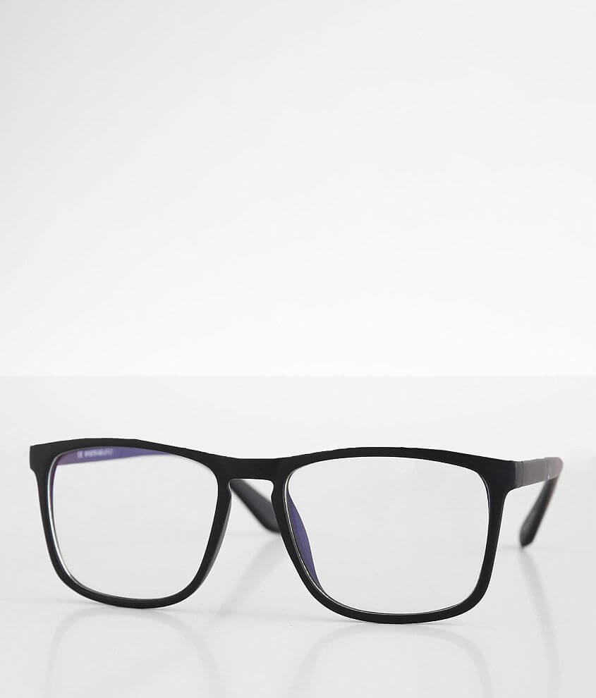 BKE Matte Blue Light Blocking Glasses front view