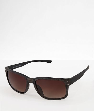 BKE Woodgrain Two-Tone Sunglasses front view