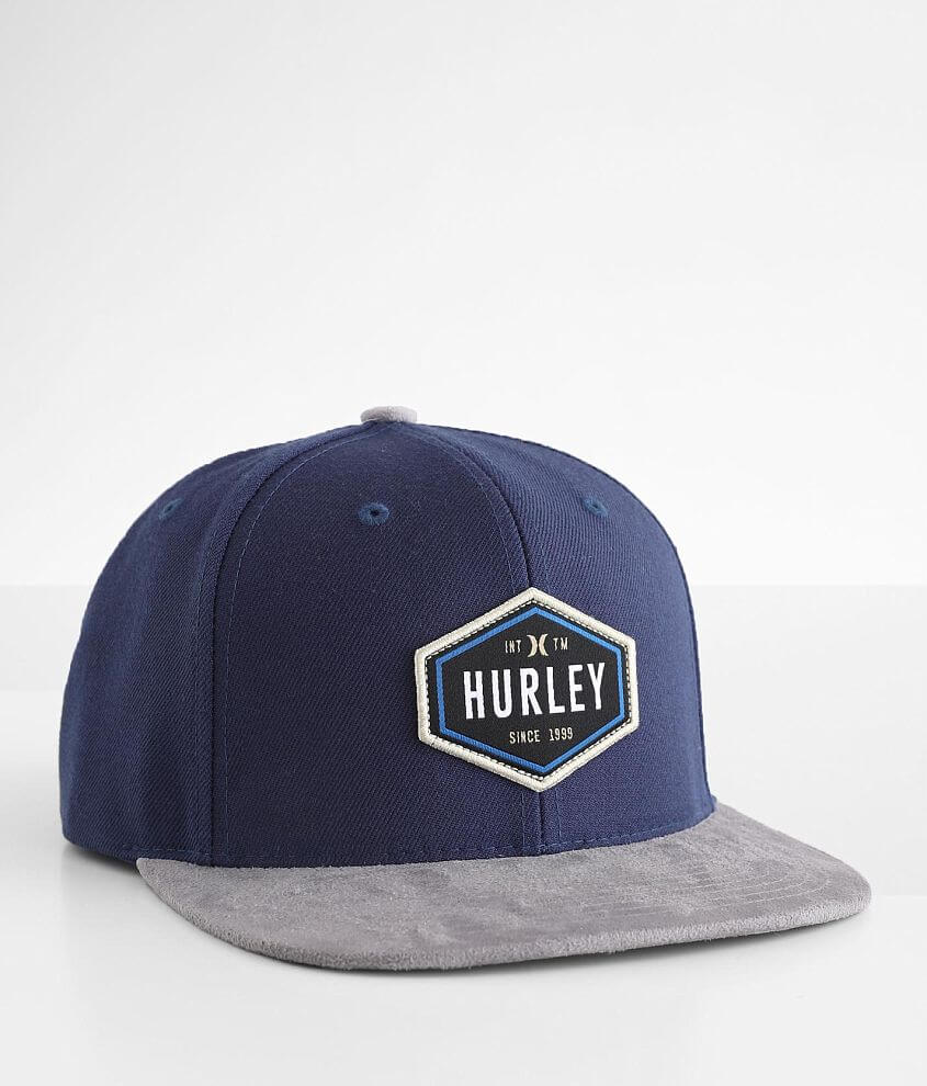 Hurley Hawkins Hat Men s Hats in Valerian Blue Buckle