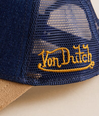 Von Dutch&#8482; Highway Denim Trucker Hat misc detail 2 view