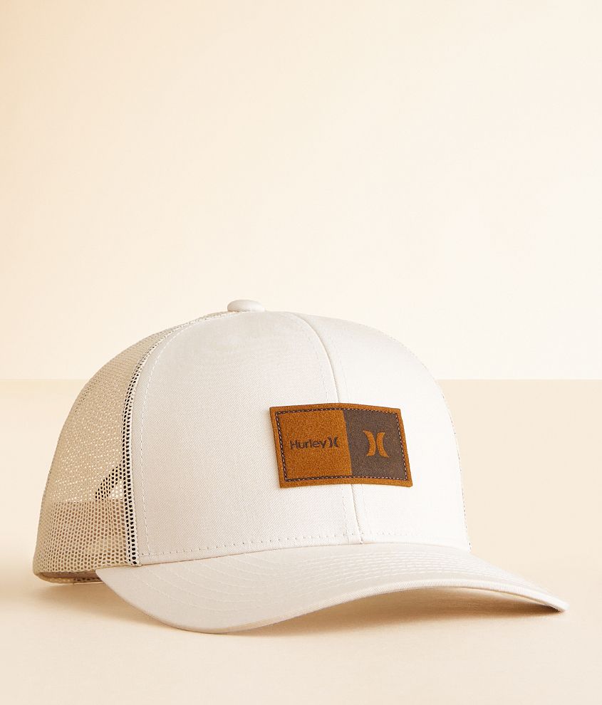 Hurley Fairway Trucker Hat Men s Hats in Wheat Buckle