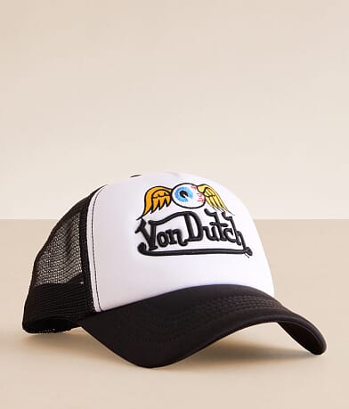 Von Dutch™ Flying Eye Trucker Hat front view