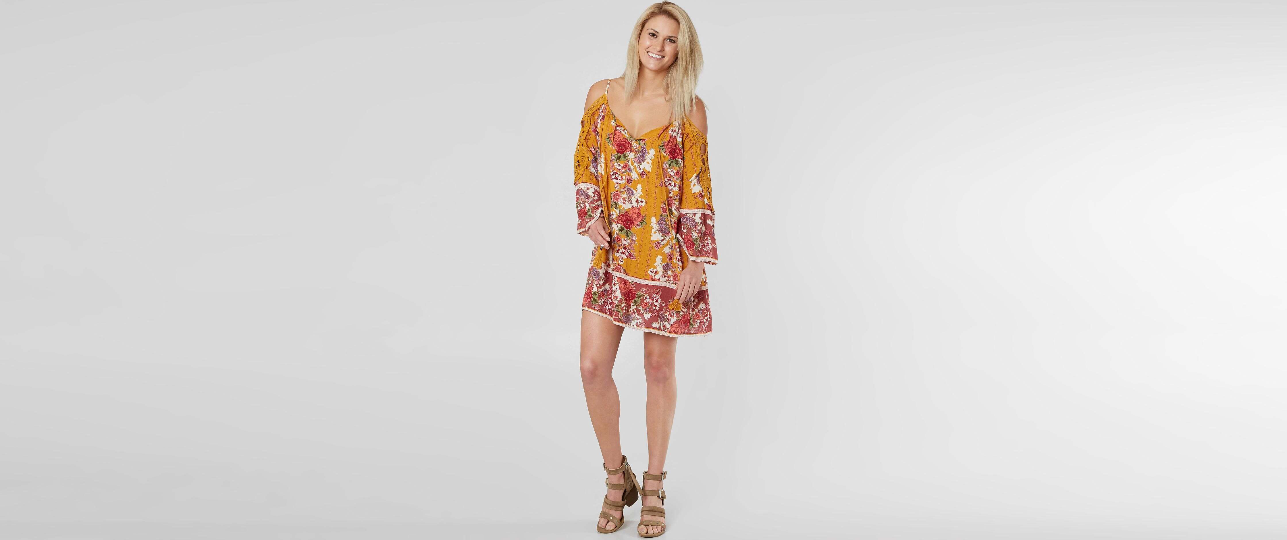 Image of Angie Cold Shoulder Dress