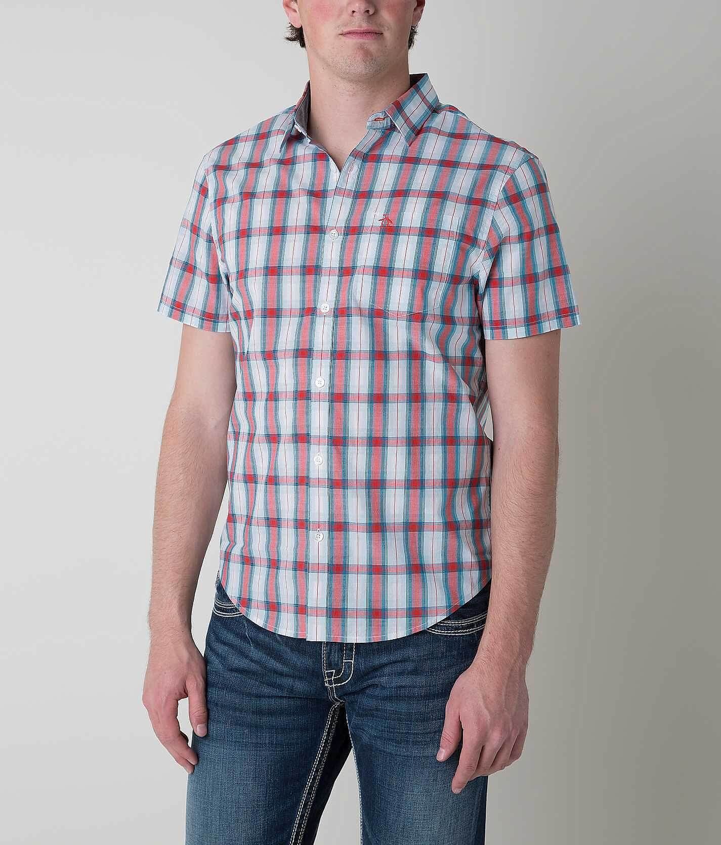 men's shirt with penguin logo