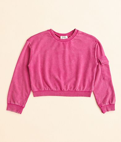 Speechless® Girls - Cargo Sleeve Pullover front view