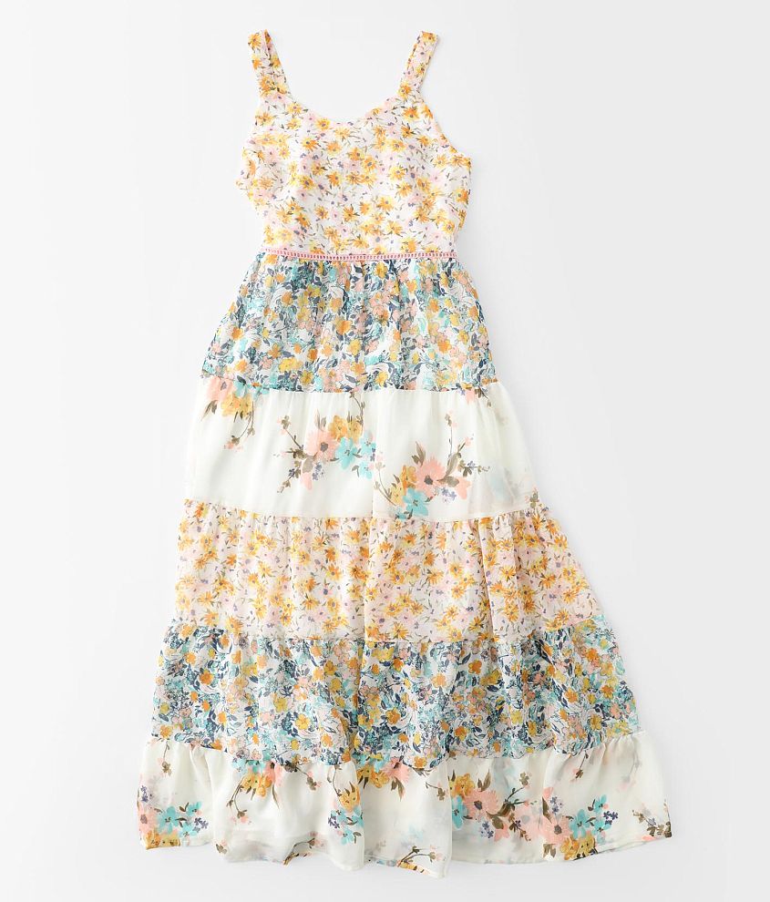 Girls - Speechless® Floral Tiered Chiffon Maxi Dress - Girl's Dresses ...