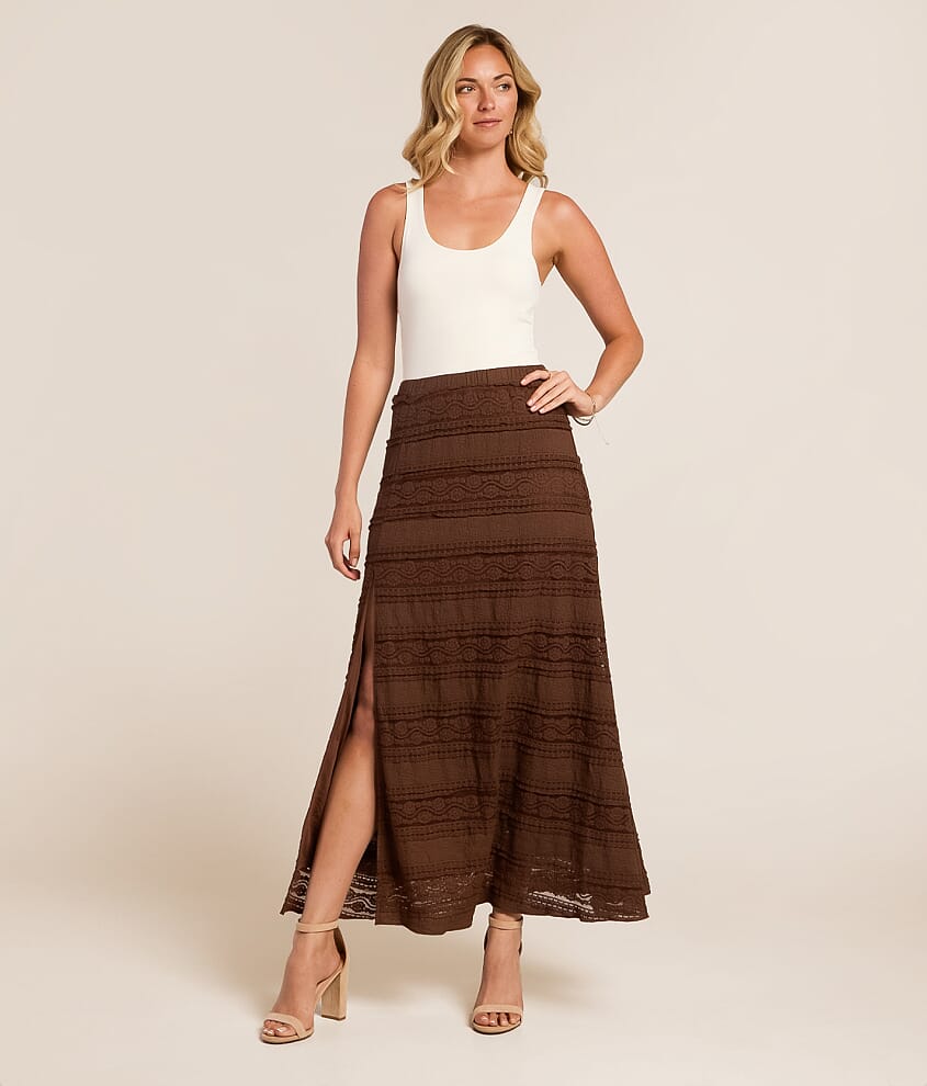 Lace Midi Skirt
