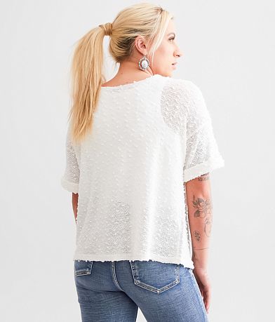 Daytrip Nubby Sequin Top BACK