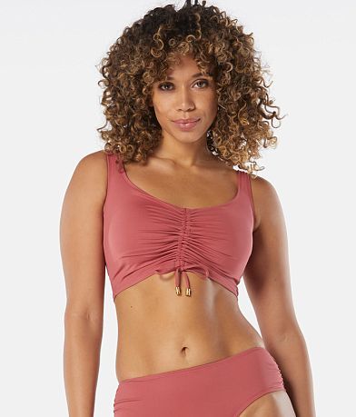 Coco Reef® Elevate Shirred Underwire Bikini Top front view
