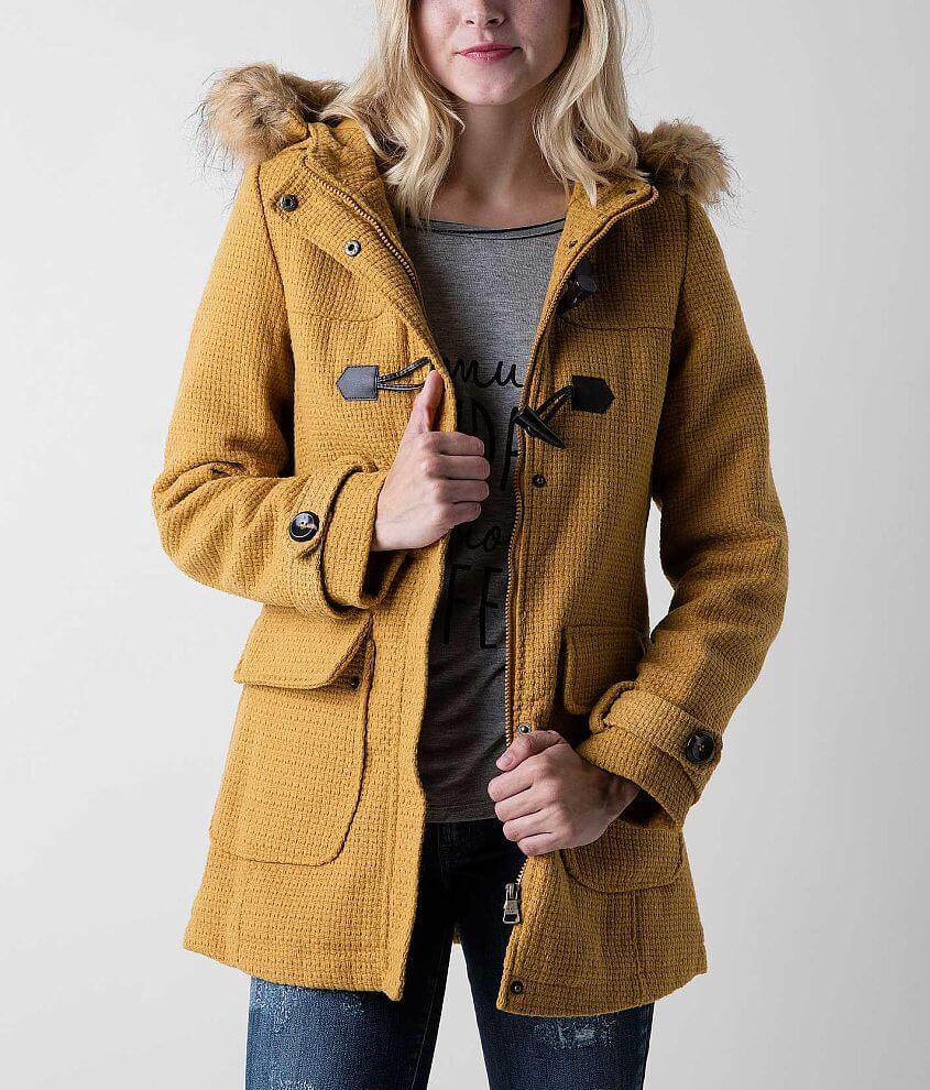 Madden Girl Textured Coat front view