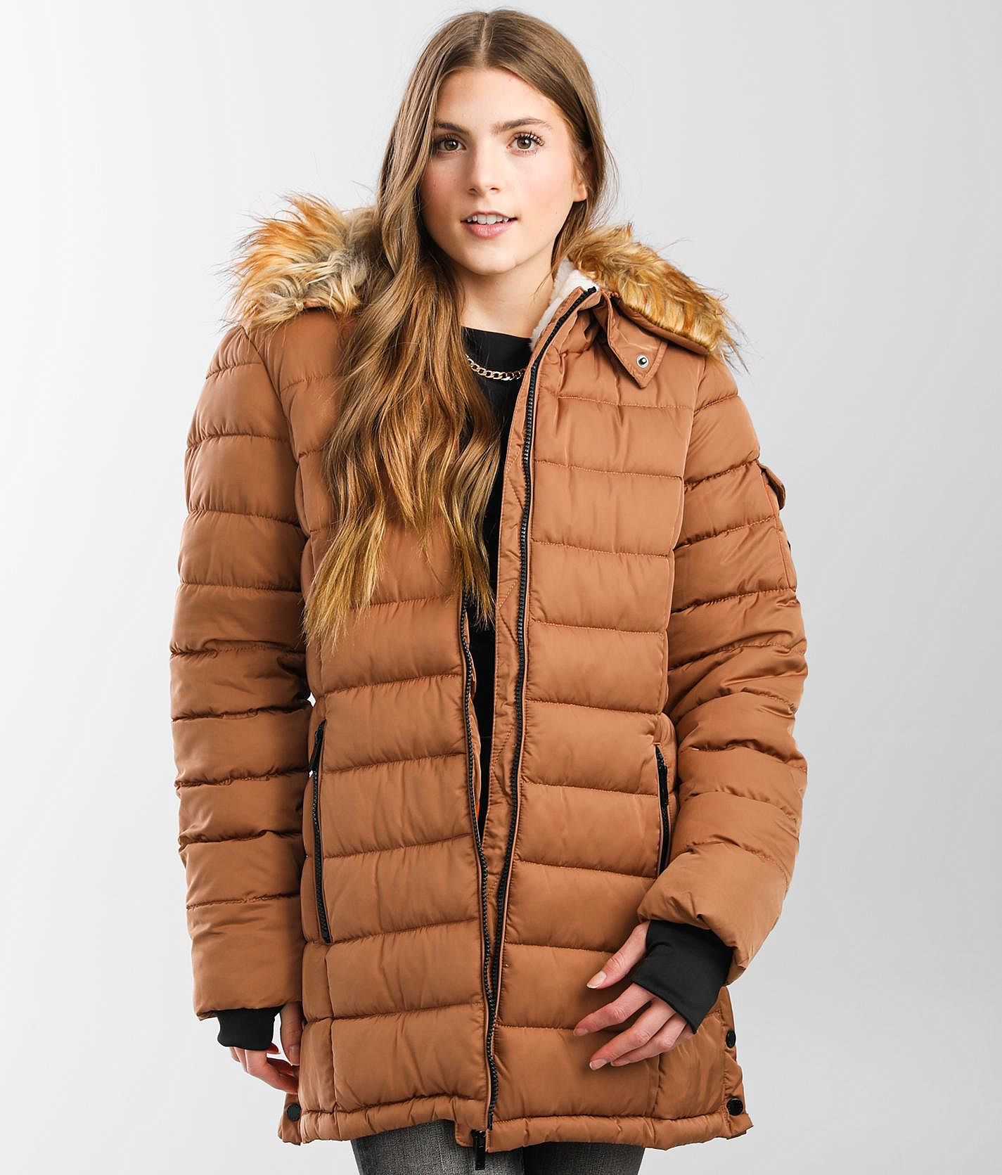 Madden Coat - Women's Coats/Jackets Camel | Buckle