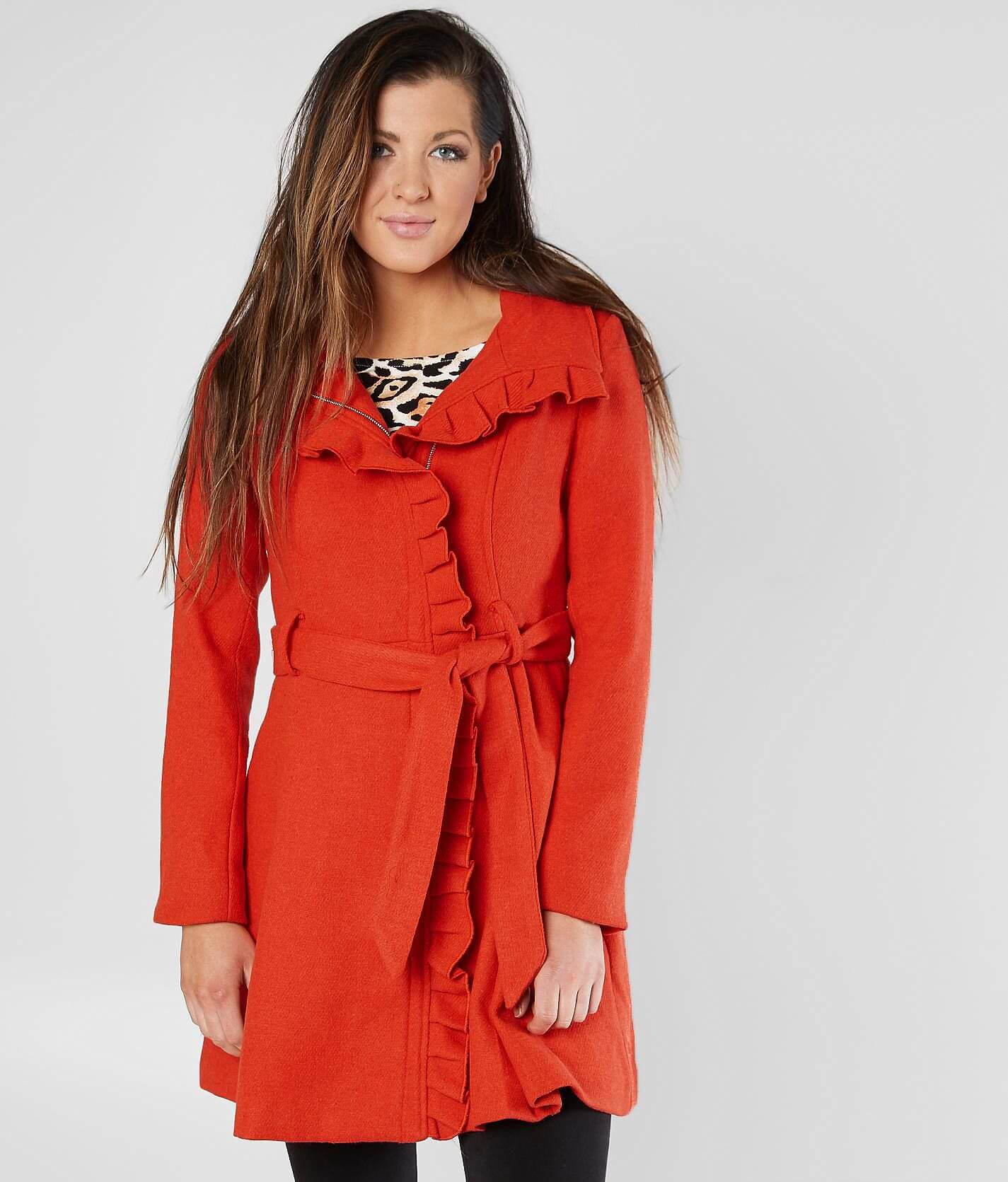 Steve madden hotsell ruffle coat