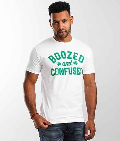 Buzz Boozed & Confused T-Shirt front view