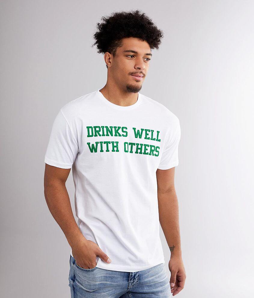 Buzz Drinks Well With Others T-Shirt - Men's T-Shirts in White | Buckle