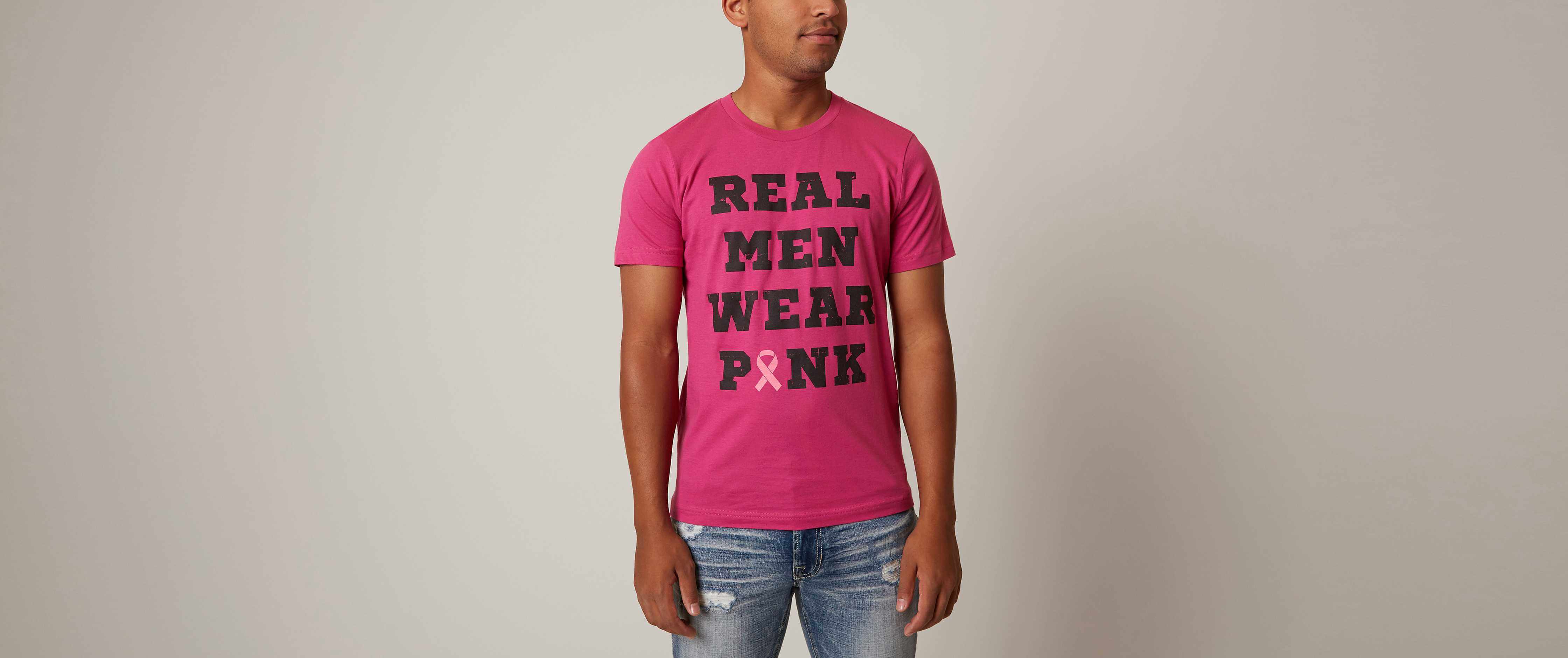 pink t shirt mens outfit