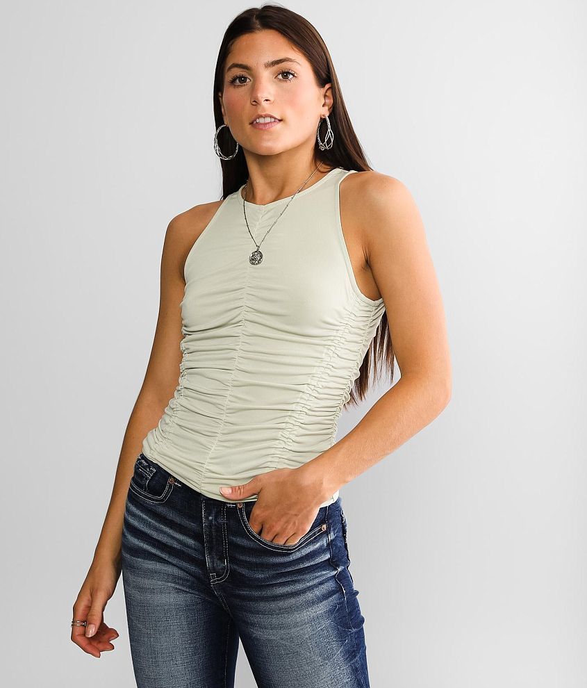 Ruched tank top online