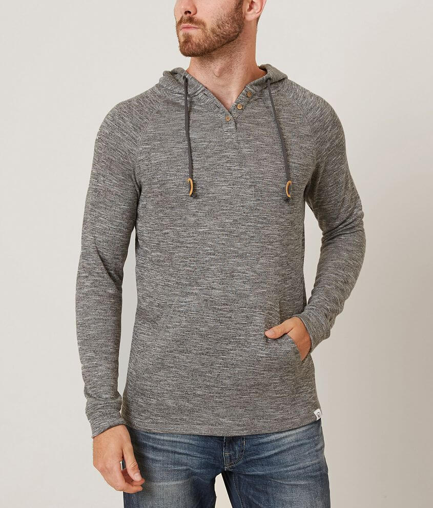 tentree Irvin Hooded Henley Sweater front view