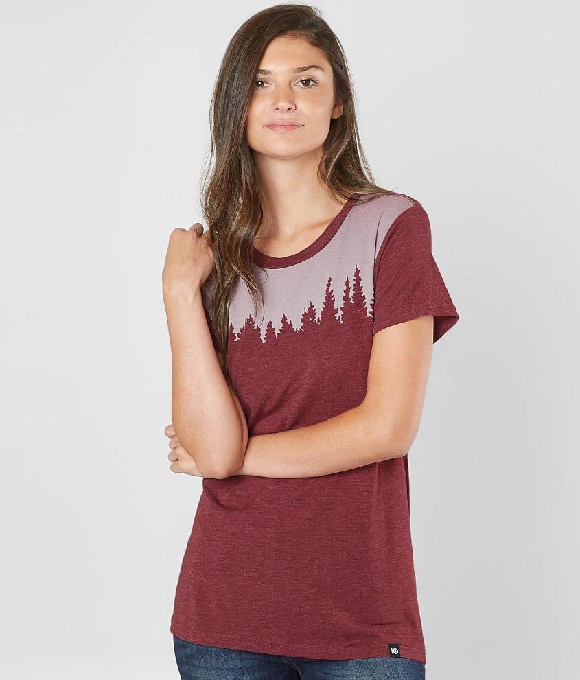 tentree Juniper T-Shirt - Women's T-Shirts in Burgundy | Buckle