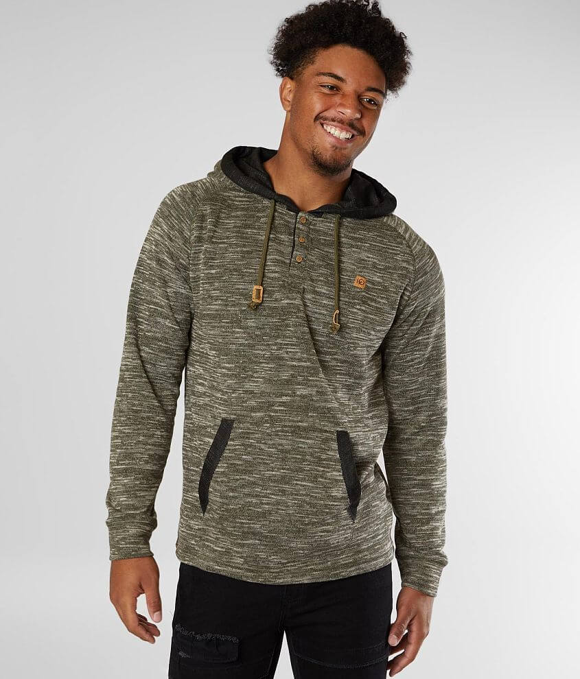 tentree Irvin Henley Hoodie front view