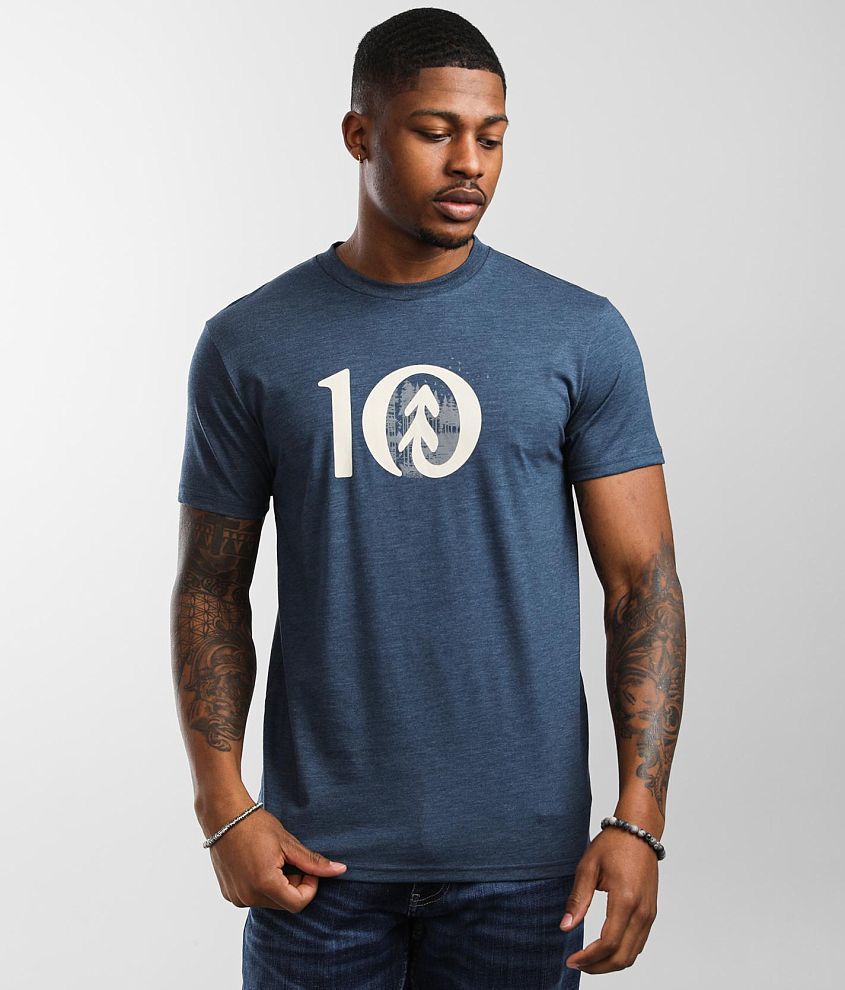 tentree Forest T-Shirt - Men's T-Shirts in Moonlight Ocean Heather | Buckle