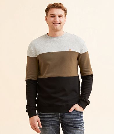 tentree Treefleece Color Block Pullover front view