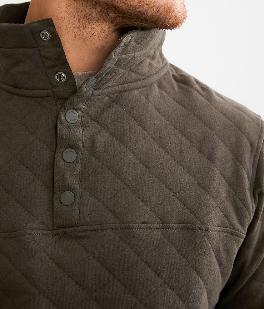 Quilted Quarter Snap Pullover